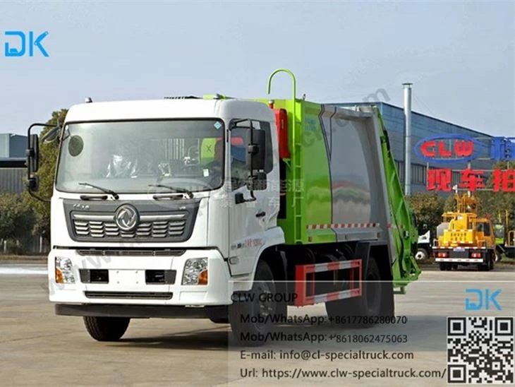 Dongfeng Tianjin 10 kvadratkompresjon søppelbil