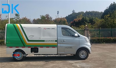 2,7 tonn selvdumping elektrisk søppelbil